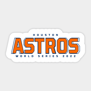 Houston Astroooos 17 champs Sticker